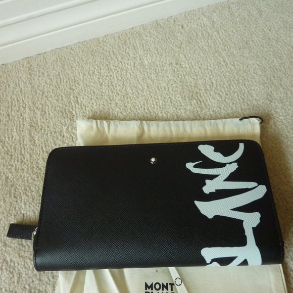 MONT BLANC Sartorial Saffiano Leather Logo Wallet - Picture 8 of 14